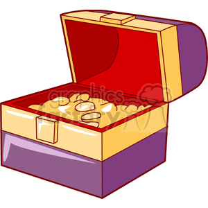   treasures treasure chest chests gold coins coin money jewels  treasure300.gif Clip Art Money 
