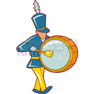   music instruments drum drums drummers band bands marching parade parades  drummer300.gif Clip Art Music 