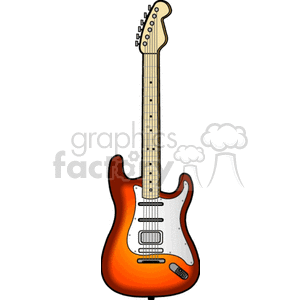 Electric guitar clipart. Commercial use image # 150127