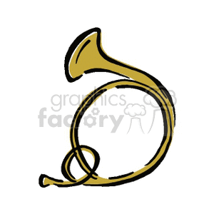   music instruments tubba tubbas treble clef  horn2.gif Clip Art Music Brass 