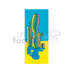   plant plants desert cactus cactuses  cactus231312.gif Clip Art Nature Plants 