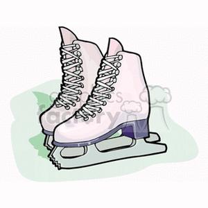 ice skates clipart. Commercial use image # 152790