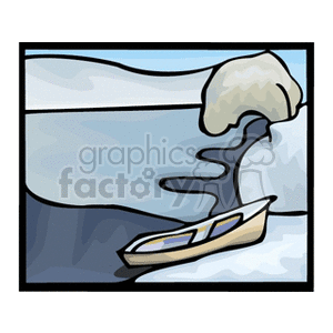winterriverboat clipart. Royalty-free image # 152840