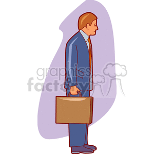   salesman man guy business suits briefcase briefcases  businessman304.gif Clip Art People 