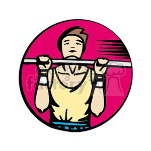 chin+ups exercise fitness man guy people Clip+Art People pull+ups cartoon