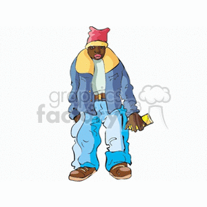 rapper clipart. Royalty-free image # 154794