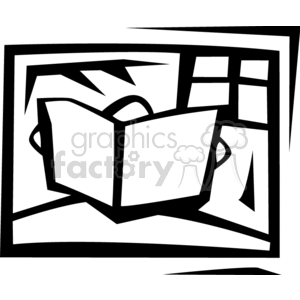   news newspaper read reading paper lines people book books reading man guy newspapers  reading301.gif Clip Art People 