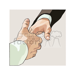 hand shake for an agreement clipart. Commercial use image # 158085