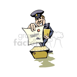 mailman2 clipart. Royalty-free image # 160286
