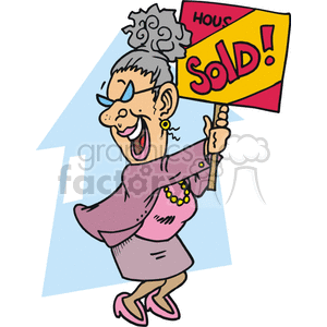 Realtor074 clipart. Commercial use image # 161646