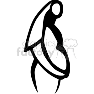   women lady people mother family baby babies silhouette silhouettes mom pregnant  pregnant801.gif Clip Art People Women 