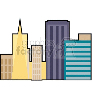 SKYLINE01 clipart. Commercial use image # 162565