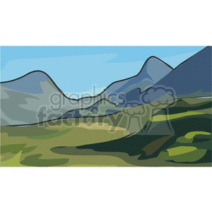   mountain mountains land  foothill.gif Clip Art Places Landscape 