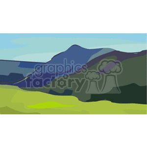   mountain mountains land  foreland.gif Clip Art Places Landscape 