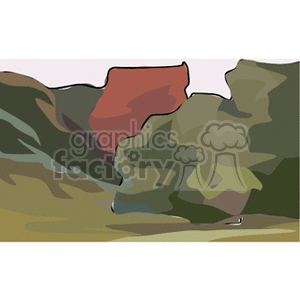   mountain mountains land  forestfoothill.gif Clip Art Places Landscape 
