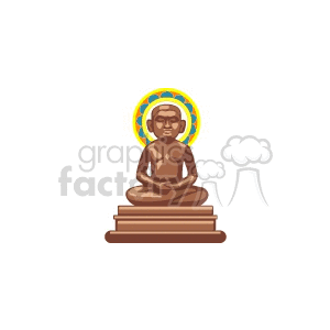   1004religion008 Clip Art Religion buda buddhism buddha