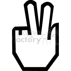 Sign language hand signals. clipart. Royalty-free icon # 166188