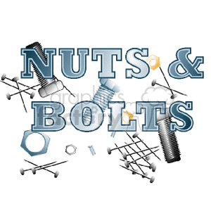  nuts and bolts tools  NUTS&BOLTS01.gif Clip Art Signs-Symbols 