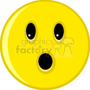surprised smiley clipart. Royalty-free image # 166478