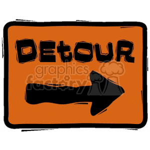 detour clipart. Royalty-free image # 167330
