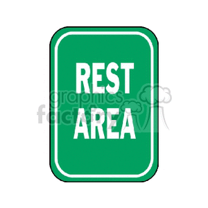 rest area sign clipart. Commercial use image # 167405