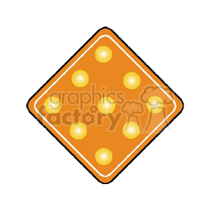   sign signs street construction road work warning danger  yelloworangedanger.gif Clip Art Signs-Symbols Road Signs 