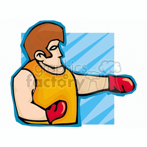 boxer clipart. Commercial use image # 167910