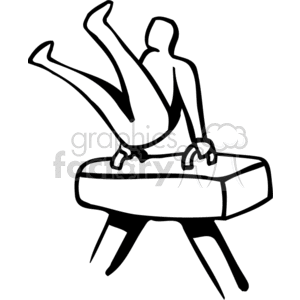   fitness exercising exercise gymnastics  PSS0153.gif Clip Art Sports Acrobatics 