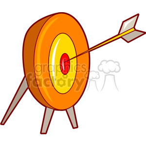   archery archer archers bow and arrows target targets  target300.gif Clip Art Sports Archery 
