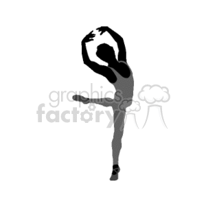   ballet dancer dancing dance dancers ballerina ballerinas silhouette silhouettes  maledancer3.gif Clip Art Sports Dancing 