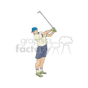 golfplayer clipart. Commercial use image # 169187