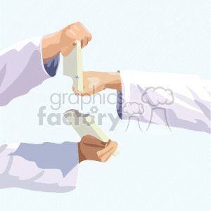 Karate board break clipart. Commercial use image # 169356