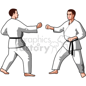   martial arts karate self defense  karate001.gif Clip Art Sports Martial Arts 