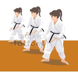 karate for kids clipart. Commercial use image # 169372