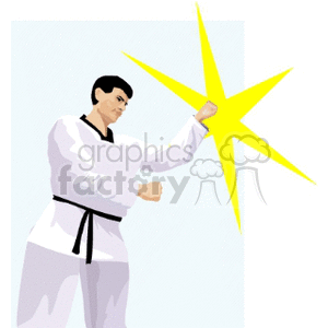 karate011 clipart. Commercial use image # 169374