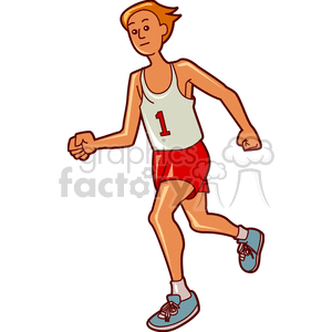   run runner runners running race track athlete athletes  athlete202.gif Clip Art Sports Runners 