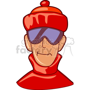 skier201 clipart. Commercial use image # 169605