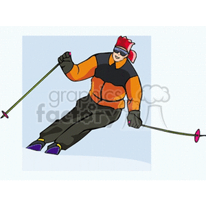 skier6 clipart. Royalty-free image # 169611