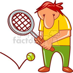 tennis201 clipart. Commercial use image # 170000