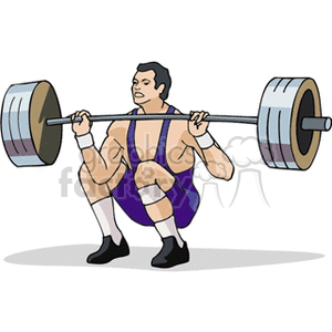 weightlifter4 clipart. Commercial use image # 170201