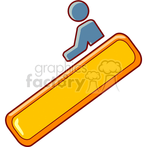 cartoon escalator  clipart. Commercial use image # 170518
