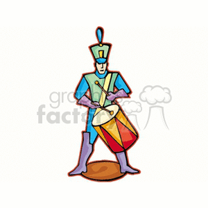   toy toys band drummer drummers drum drums Clip Art Toys-Games 