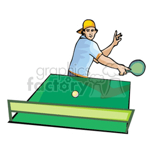   ping pong  pingpongplayer3.gif Clip Art Toys-Games Games 