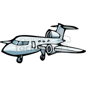 white jet clipart. Commercial use image # 171942