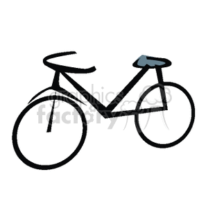 cruiser style bicycle clipart. Commercial use image # 172300