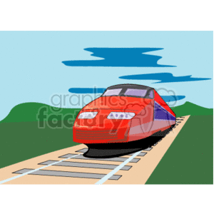red_train0003 clipart. Commercial use image # 172668