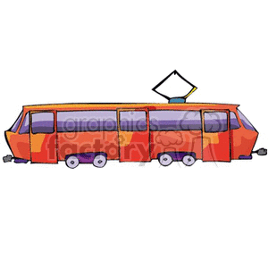 streetcar clipart. Commercial use image # 173231