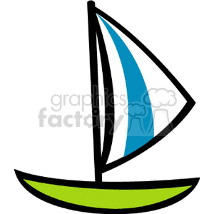   sailboat sailboats boat boats  FTW0100.gif Clip Art Transportation Water 