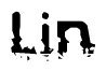 The image contains the word Lin in a stylized font with a static looking effect at the bottom of the words