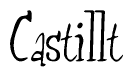 The image contains the word 'Castillt' written in a cursive, stylized font.